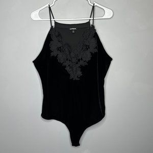 Black Velvet Bodysuit | Express